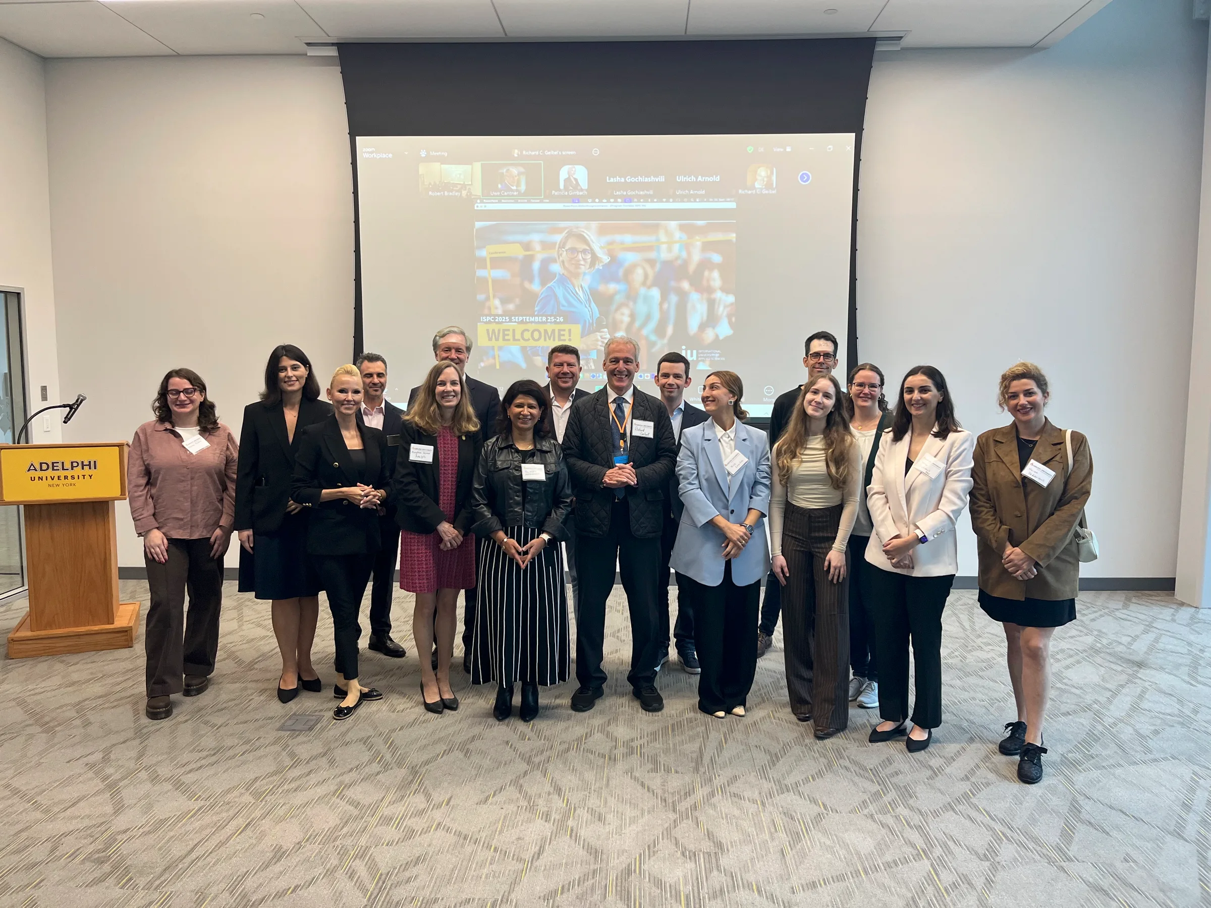 ISPC 2025 participants at Adelphi University in New York
